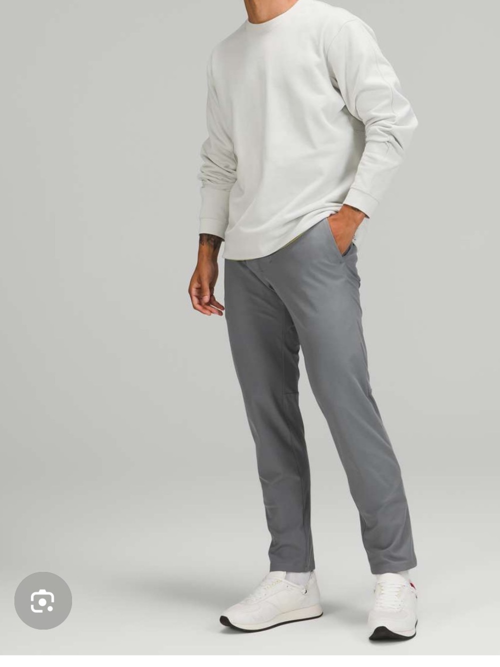 lululemon Commission Pant Classic - Asphalt Grey size 32x32